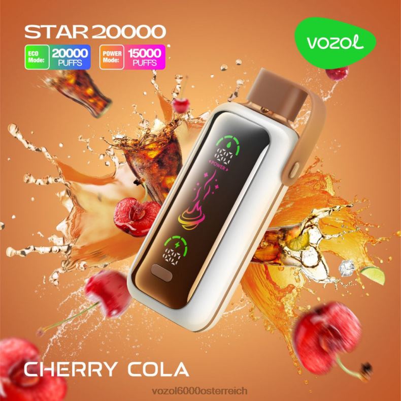 VOZOL Geschmacksrichtungen - Kirschcola VOZOL STAR 20000 22J486