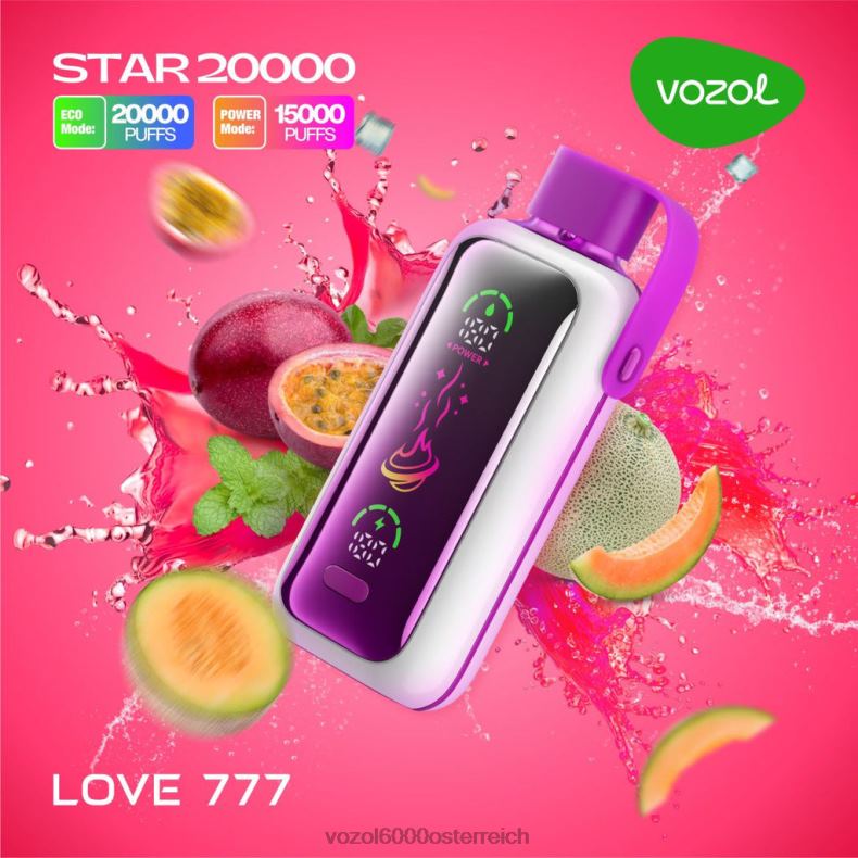 VOZOL Vape Österreich - Liebe 777 VOZOL STAR 20000 22J4812