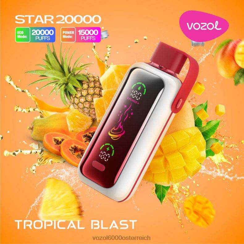 VOZOL Vape Österreich - tropische Explosion VOZOL STAR 20000 22J482