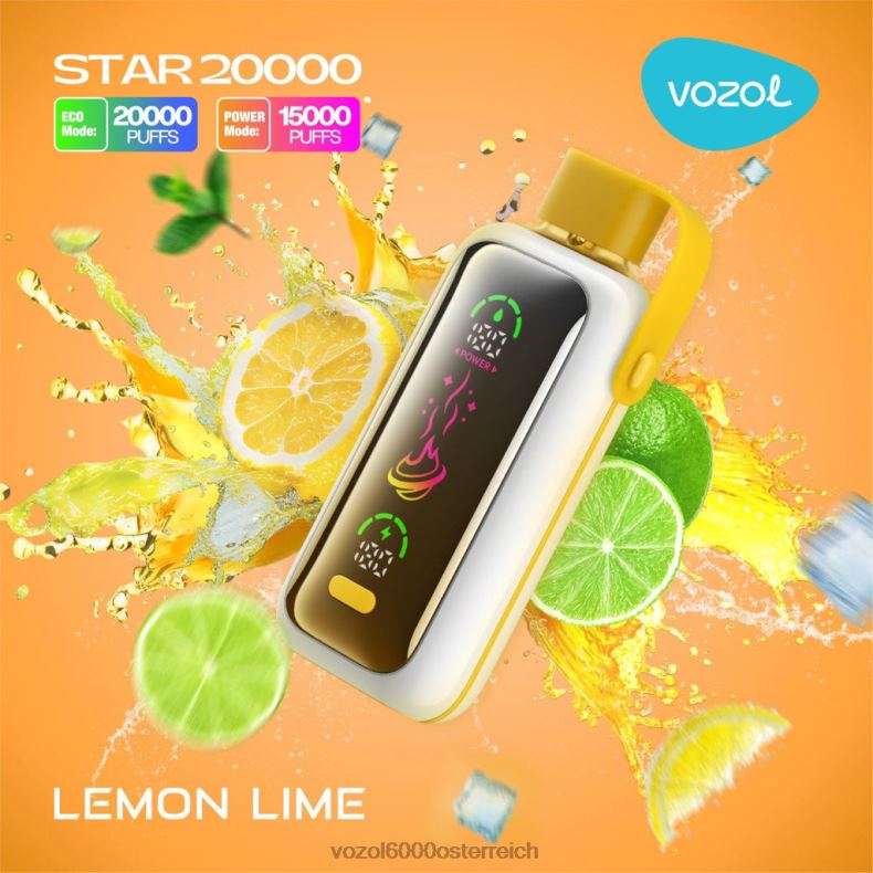 VOZOL Österreich - Zitronenlimette VOZOL STAR 20000 22J4811